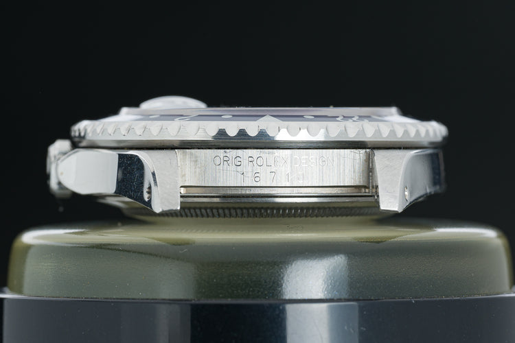 1991 Rolex 16710 GMT Master II Pepsi bezel Insert Oyster Bracelet