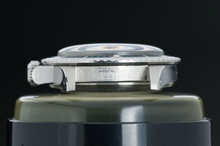 1971 Rolex 5513 Submariner Serif Dial Creamy Patina Original C&I Bracelet
