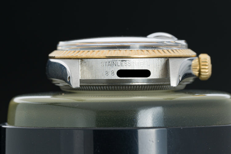 1986 Rolex 16013 Datejust 18k/St Black Dial Jubilee band Box, Papers Booklets & Tag