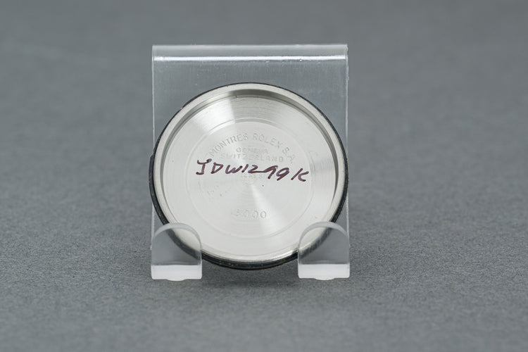 1986 Rolex 16013 Datejust 18k/St Black Dial Jubilee band Box, Papers Booklets & Tag