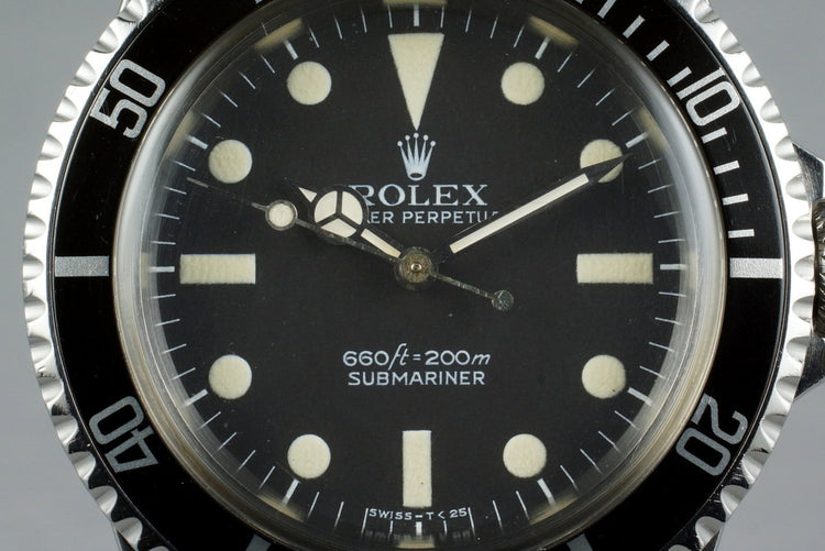 1979 Rolex Submariner 5513 Mark I Maxi Dial