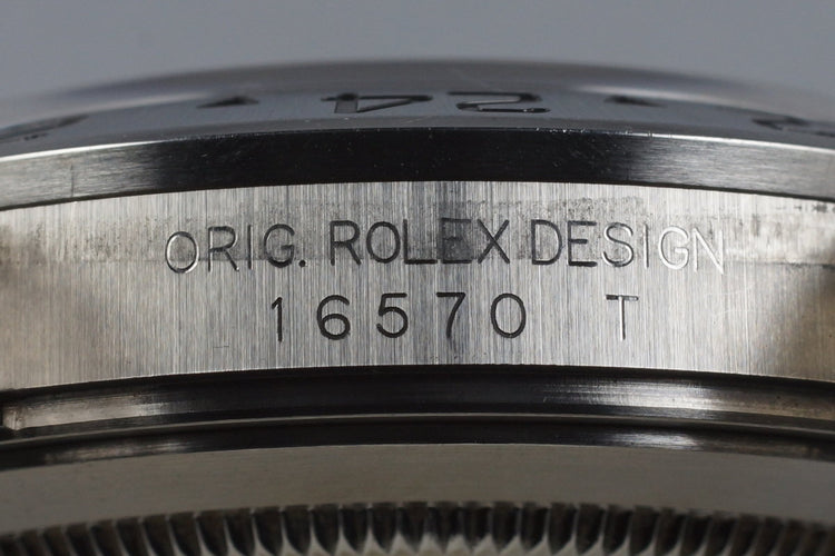 2006 Rolex Explorer II 16570 Black Dial