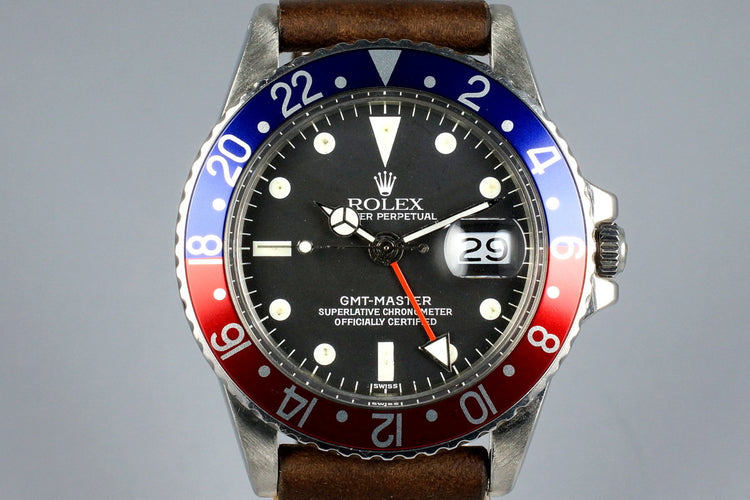 1979 Rolex GMT 1675 Service Dial