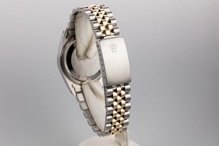 1992 Rolex Two-Tone DateJust 16233G with Blue Vignette Diamond Dial