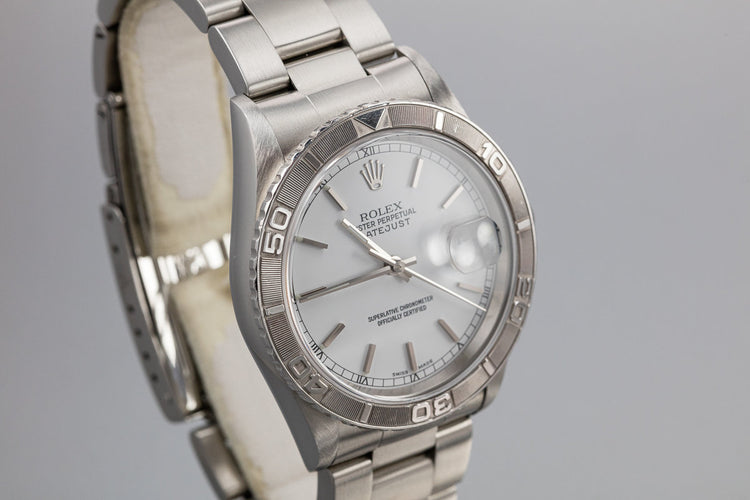 2002 Rolex DateJust "Thunderbird" 16264 White Dial