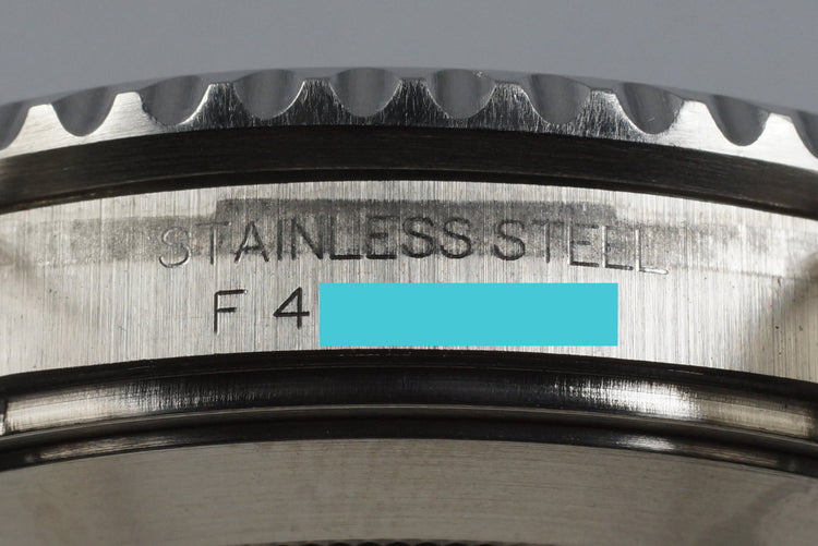 2004 Rolex Green Submariner 16610LV Mark I Dial and Insert with Box and Papers