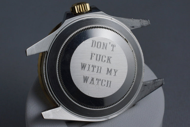 1987 Rolex Two Tone Submariner 16803 with Tropical Dial