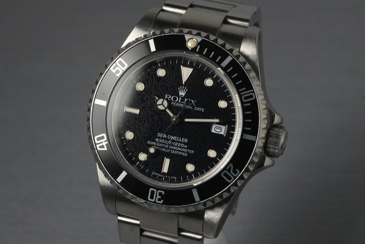 1989 Rolex Sea Dweller 16600 with Box and Papers