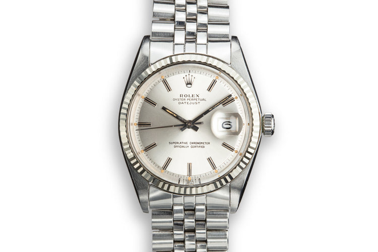 1974 Rolex DateJust 1601 with Silver Sigma Dial