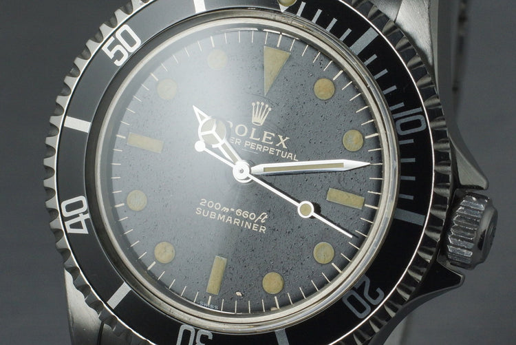 1963 Rolex Submariner 5513 PCG with Gilt UNDERLINE Dial