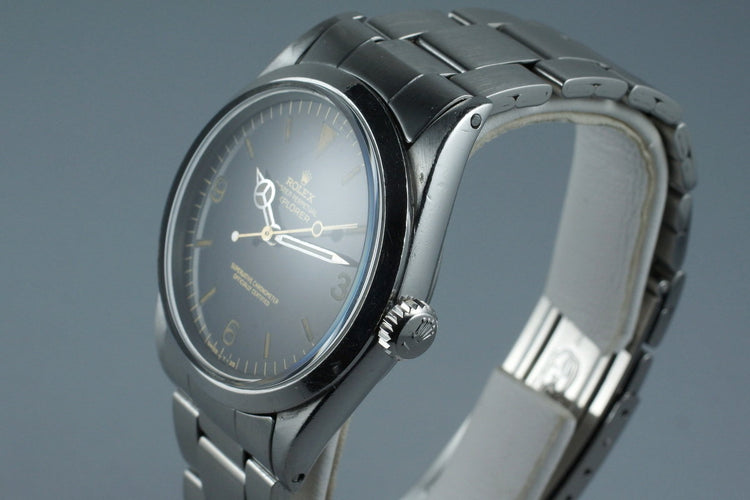 1964 Rolex Explorer 1 1016 with Tropical Gilt Dial
