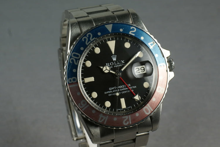 Rolex GMT 1675 with Mark 1 Dial