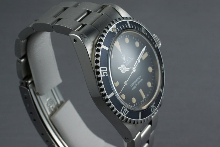 1981 Rolex Submariner 5513 Mark IV Maxi Dial