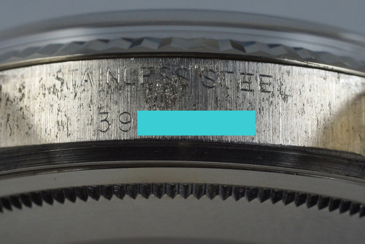 1973 Rolex DateJust 1601 Glossy Black Dial