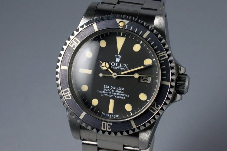 1978 Rolex Sea Dweller 1665 Mark I Dial