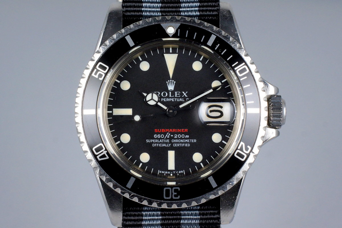 Rolex 1680 red 2024 submariner mark iv