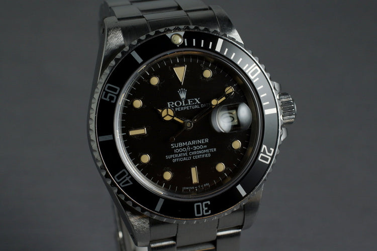1985 Rolex Submariner 16800