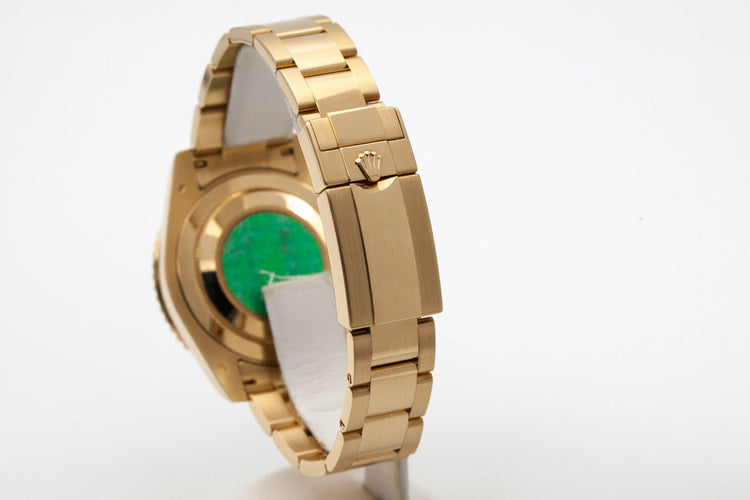 2009 Ceramic GMT 18K GREEN Dial 116718 with Box and Papers