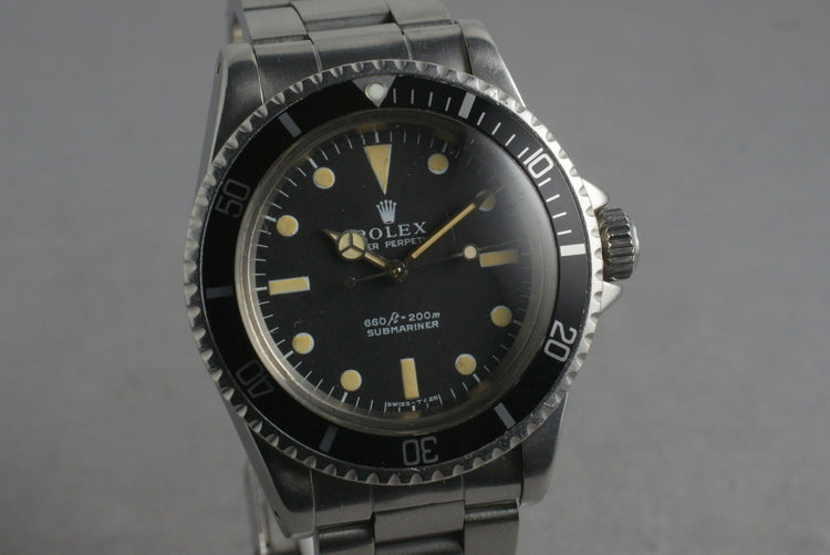 1978 Rolex Submariner 5513 with Box and Papers