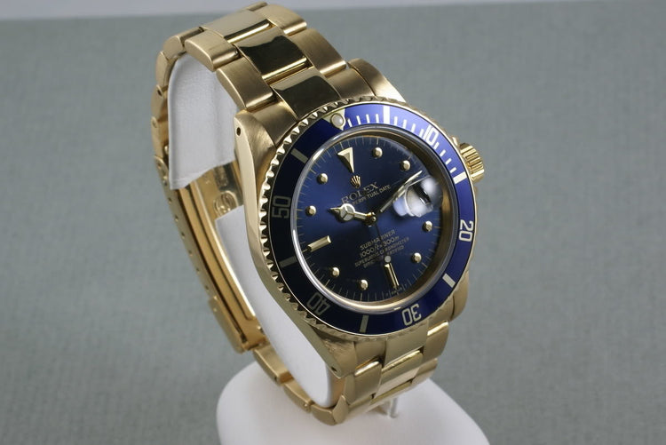 Rolex 18K Submariner Color Change Nipple Dial
