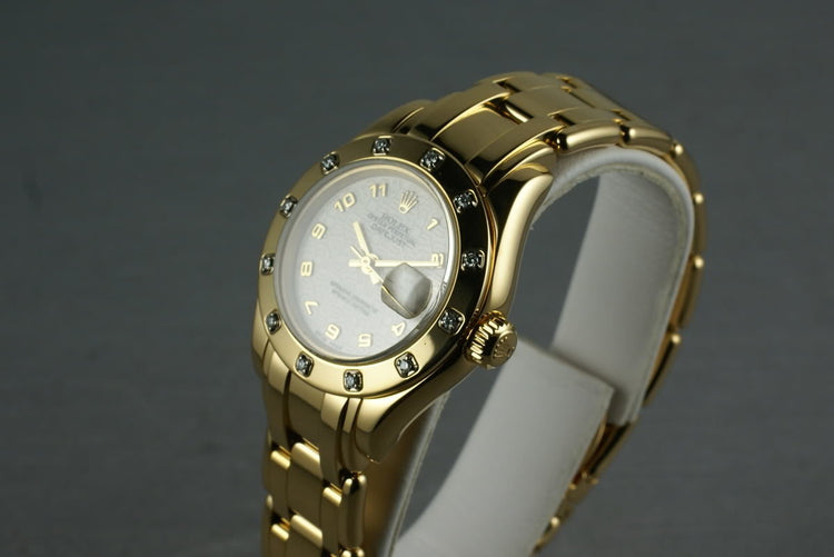Rolex Ladies Masterpiece 69318 with12 Diamond Bezel