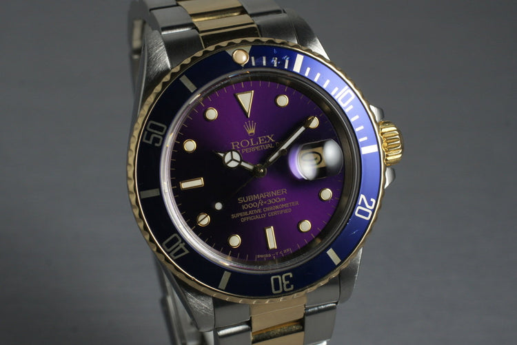 1987 Rolex Two Tone Blue Submariner 16803