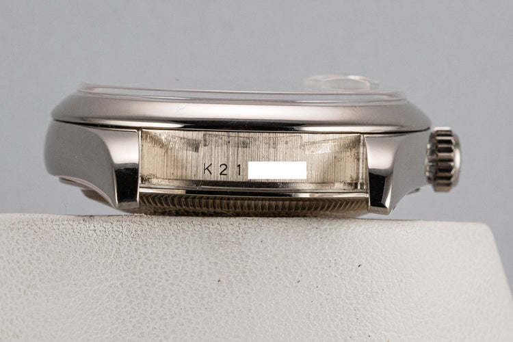 2001 Rolex 18K WG Day-Date 118209 Silver Diamond Dial with Box and Papers