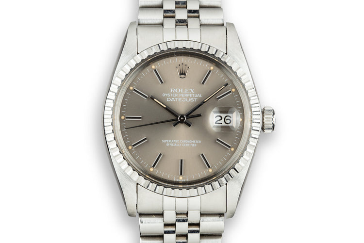 1979 Rolex DateJust 16030 Grey Dial