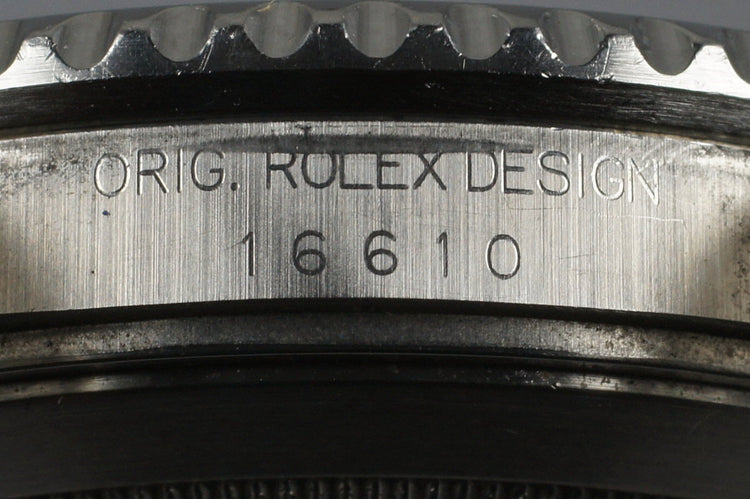 1995 Rolex Submariner 16610 with Box and Papers