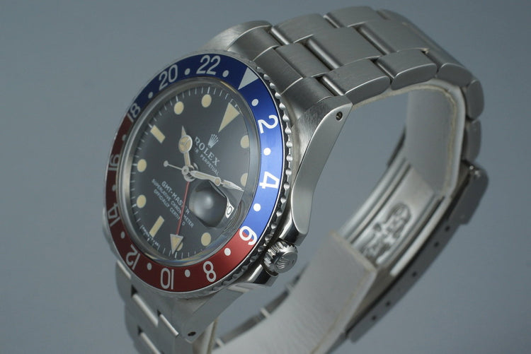 1968 Rolex GMT 1675 with Service Case