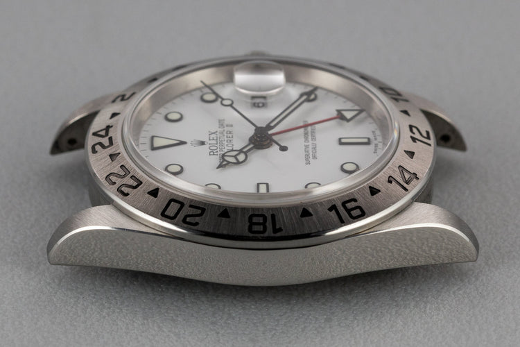 2005 Rolex Explorer II 16570 White Dial with Box and Papers