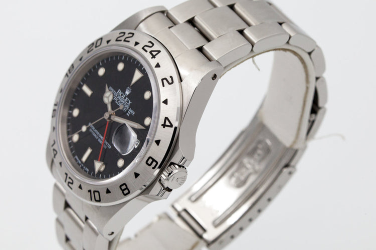 1993 Rolex Explorer II 16570 Black Dial