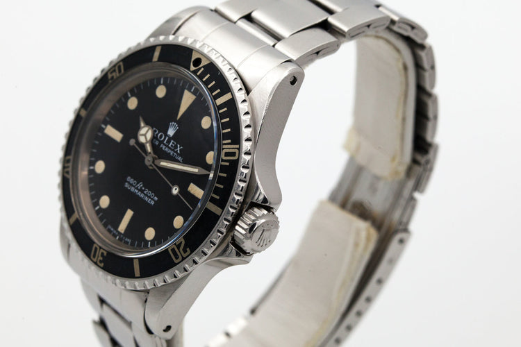 1972 Rolex Submariner 5513 with 'Non-Serif' Dial