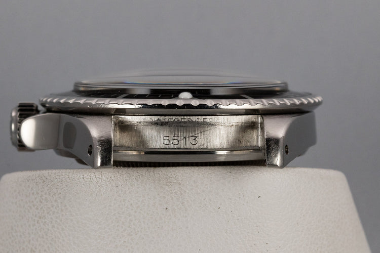 1968 Rolex Submariner 5513 with SWISS Only Service Dial