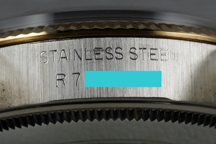 1988 Rolex Two Tone Oyster Perpetual 1005 with Box and Papers