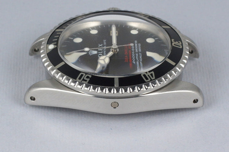 1967 Rolex Double Red Sea Dweller 1665 with Thin Case Mark II Brown Dial