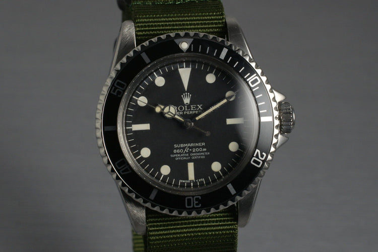 1962 Rolex Submariner 5512 PCG Mark III Maxi Dial