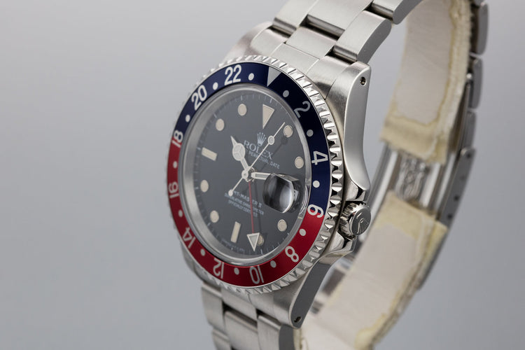 1989 Rolex GMT-Master II 16710 "Pepsi" with Box