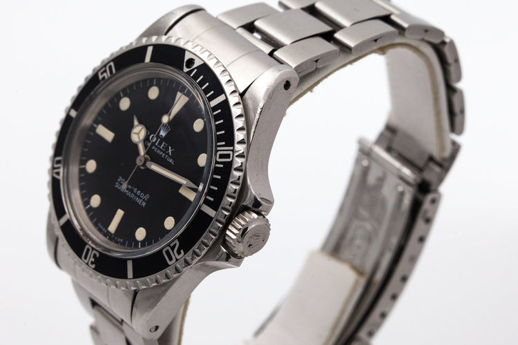 1968 Rolex Submariner 5513 with Meters First Dial