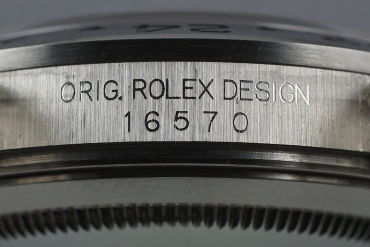 2000 Rolex Explorer II 16570 Black Dial with Box and Papers