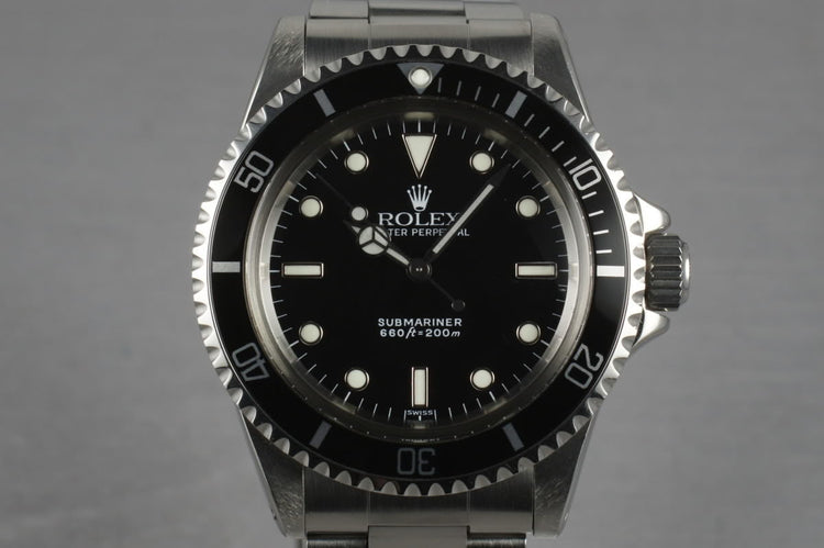 1968 Rolex Submariner 5513 RSC Service Papers
