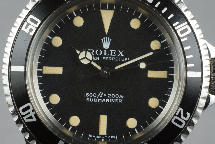 1970 Rolex Submariner 5513 with Serif Dial