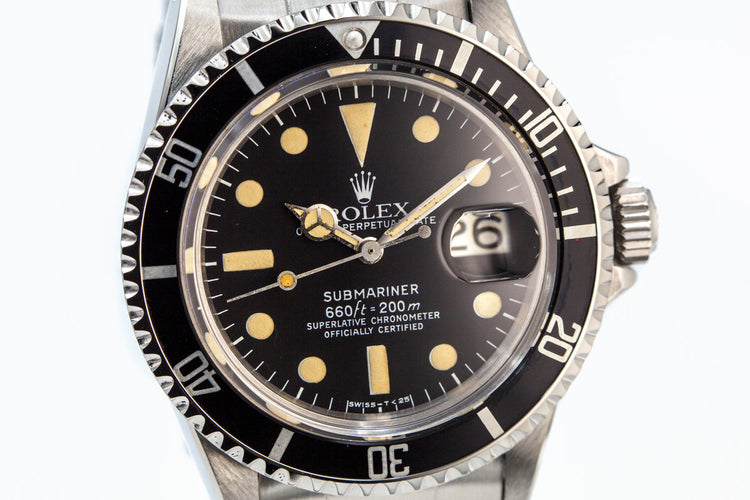 1972 Rolex Submariner 1680 with Mark 1 Matte Dial