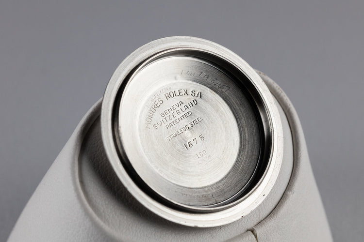 1960 Rolex GMT-Master 1675 Pointed Crown Guard Case