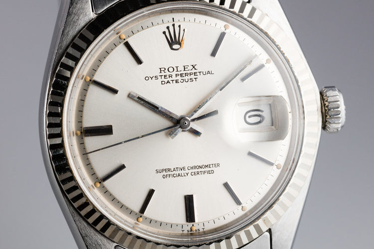 1973 Rolex DateJust 1601 Silver Dial