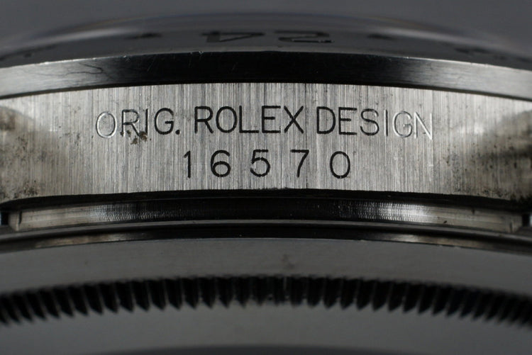 2000 Rolex Explorer II 16570 with White Dial