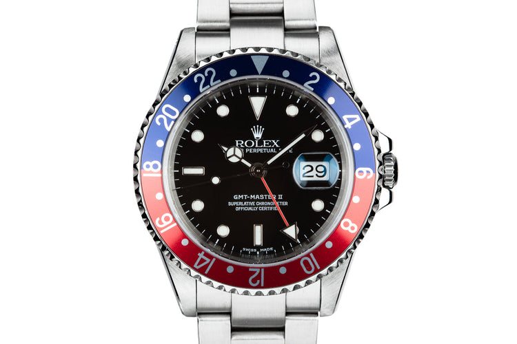 2002 Rolex GMT-Master II 16710 "Pepsi" with Box and Papers