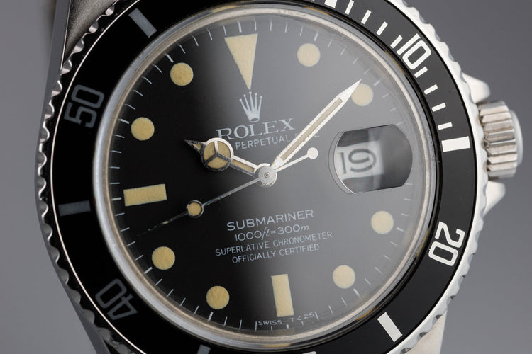 1981 Rolex Submariner 16800 Matte Dial