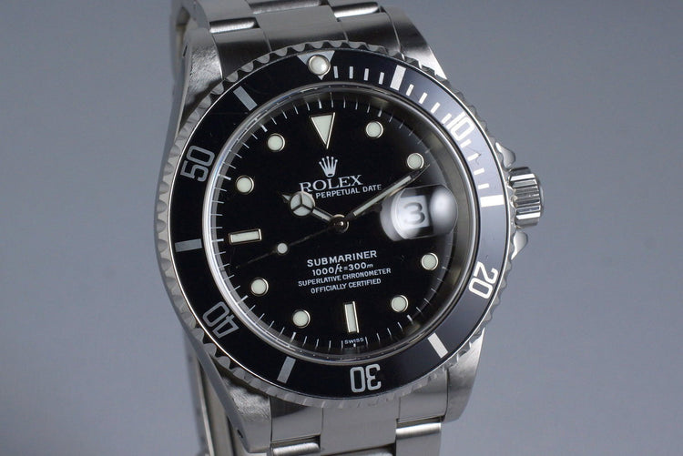 1999 Rolex Submariner 16610