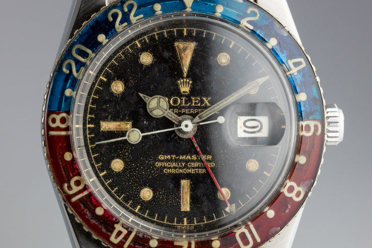 1957 Rolex GMT 6542 Gilt Dial with original Bakelite bezel